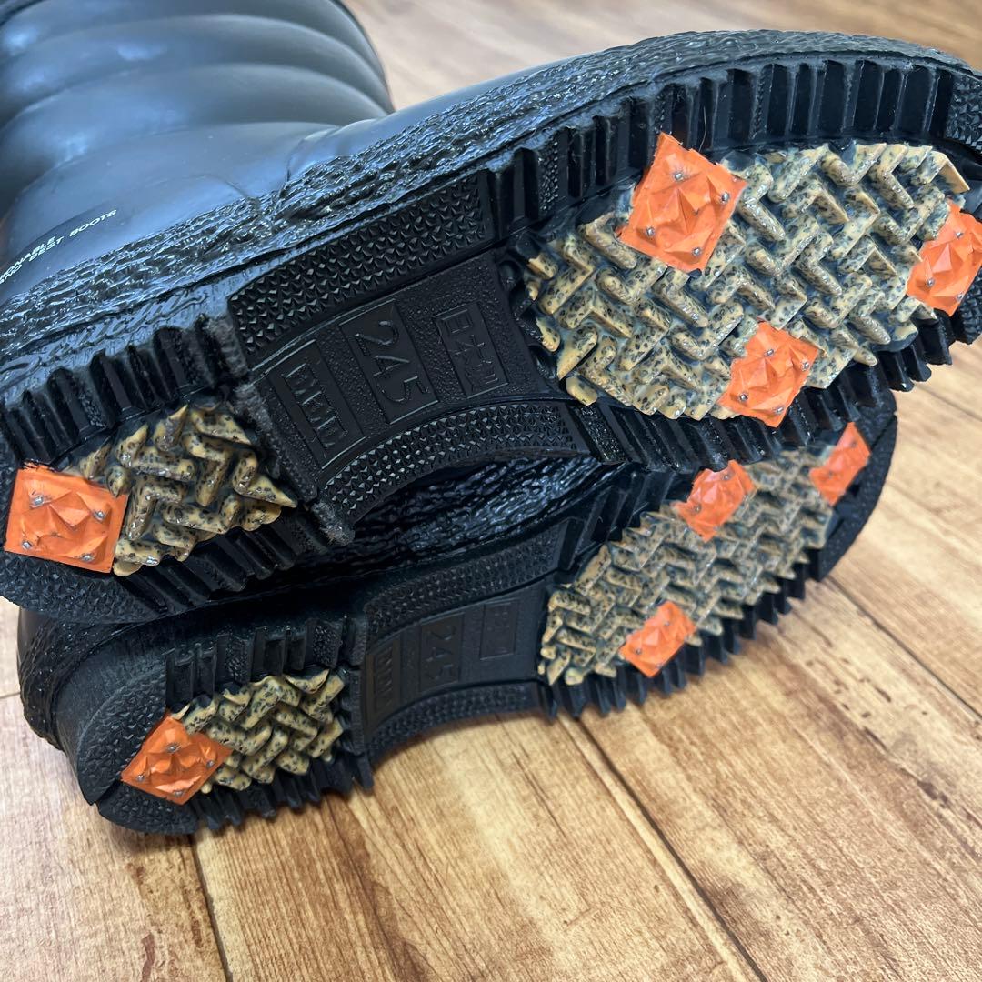 新品未使用　24.5cm 第一ゴム 滑りにくい 防寒 防雪 長靴 スパイク