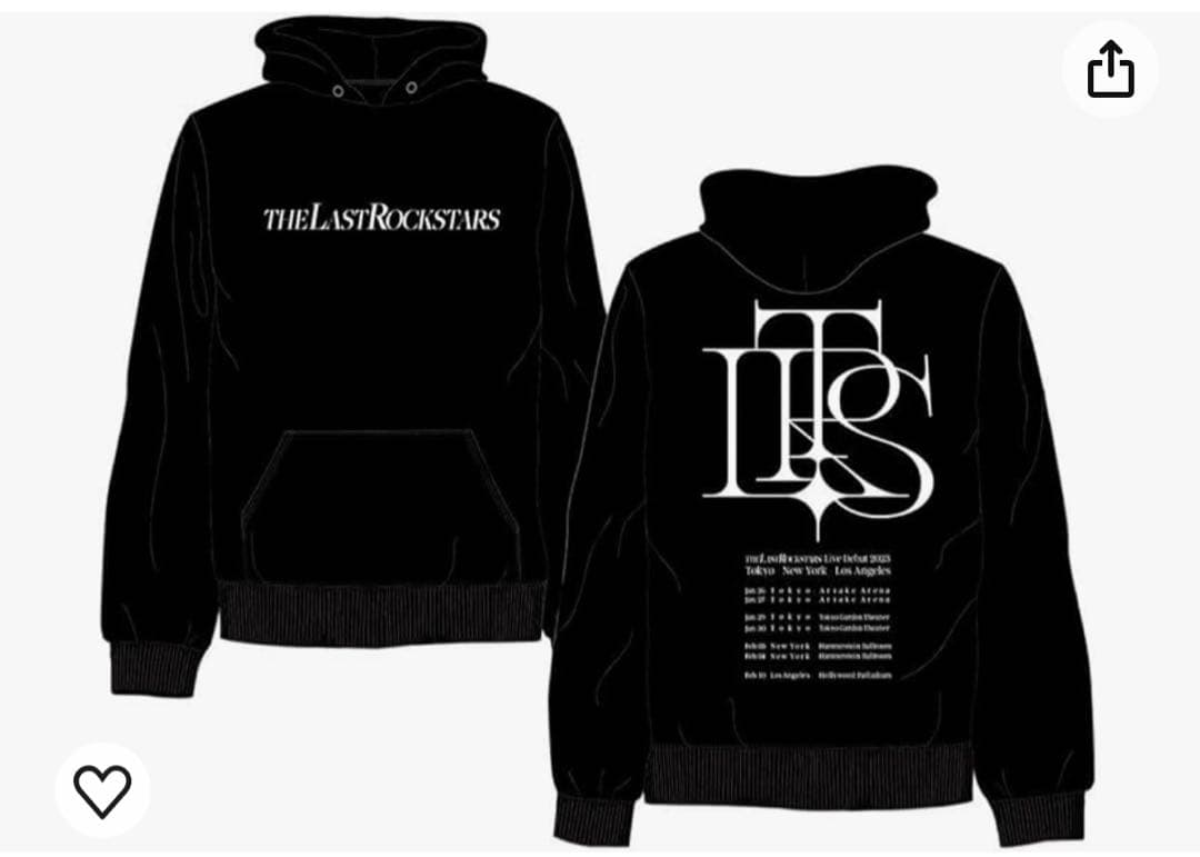 THE LAST ROCKSTARS パーカー