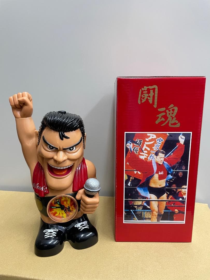 アロイパパ様専用：アントニオ猪木☆フィギュア☆目覚まし時計☆ダーッ