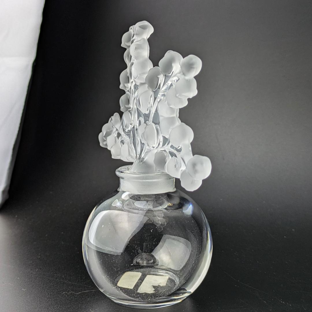 た*ん様 萌えるすずらん☆ラリック 香水瓶 クレールフォンテーヌ 12cm