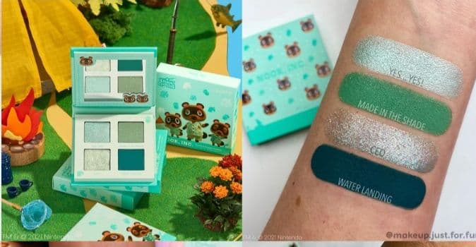 ☆あつまれどうぶつの森 あつ森 Colourpopコラボ アイシャドウ限定