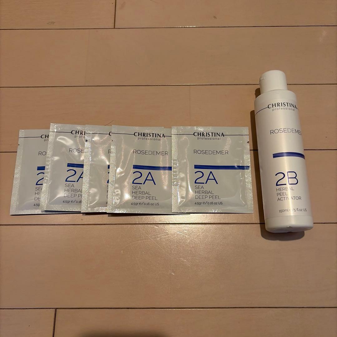 【即発送】〜最終お値下げ〜クリスティーナ ローズドメーラ ピールキット5包 クリスティーナ】ローズドメーラ | ポストピールキット （2点セット