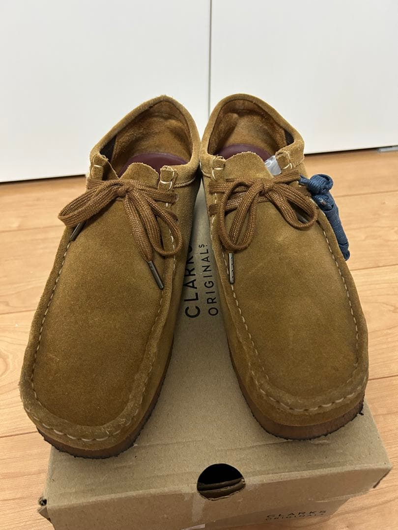 【CLARKS ORGINALS】Wallabee cola 28.0cm