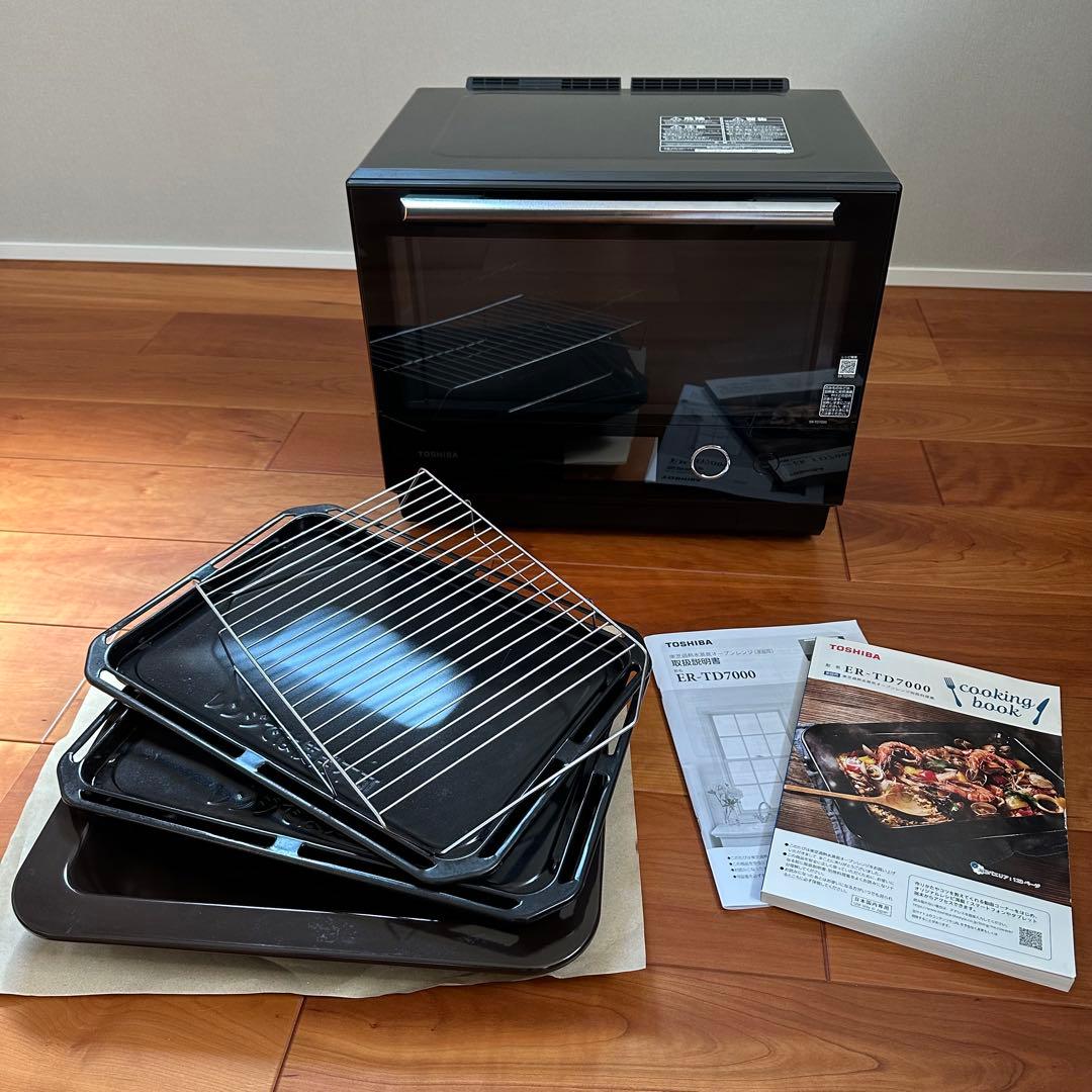 TOSHIBA ER-TD7000 石窯ドーム　 オーブン トレイ付き 東芝 石窯ドーム ER-TD7000 価格比較 - 価格.com