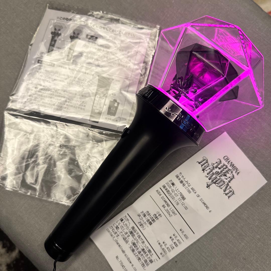 ちゃんみな ペンライト AREA OF DIAMOND4一度のみ使用 - メルカリ
