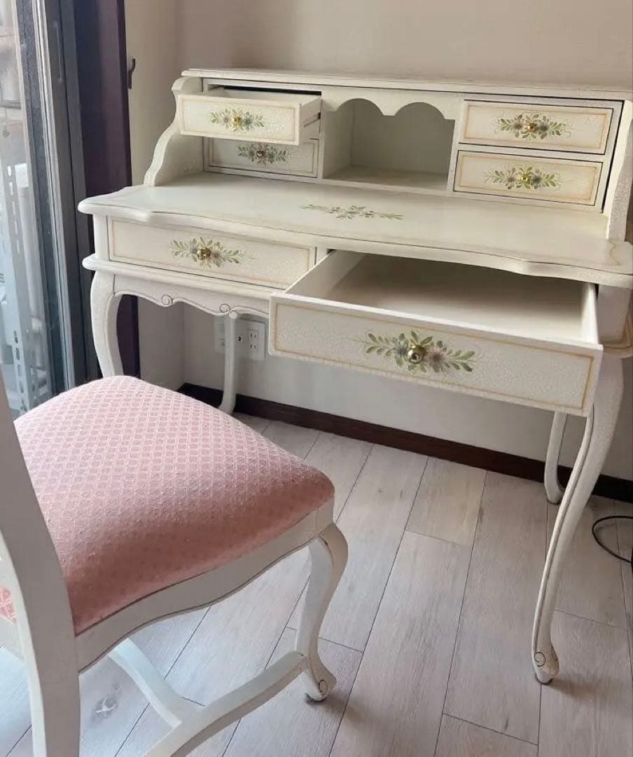 【学習机】 幅94cm 猫脚家具 ヨーロピアン調 学習机】 幅94cm 猫脚家具 ヨーロピアン調