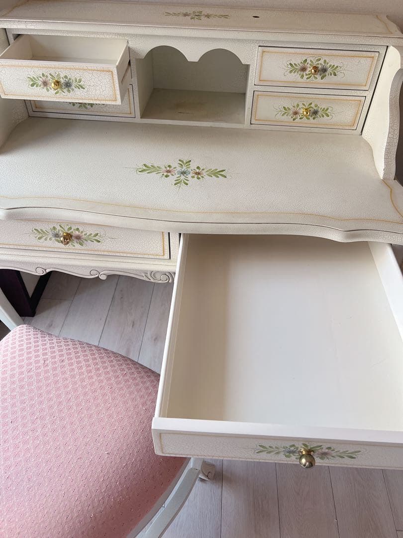 学習机】 幅94cm 猫脚家具 ヨーロピアン調