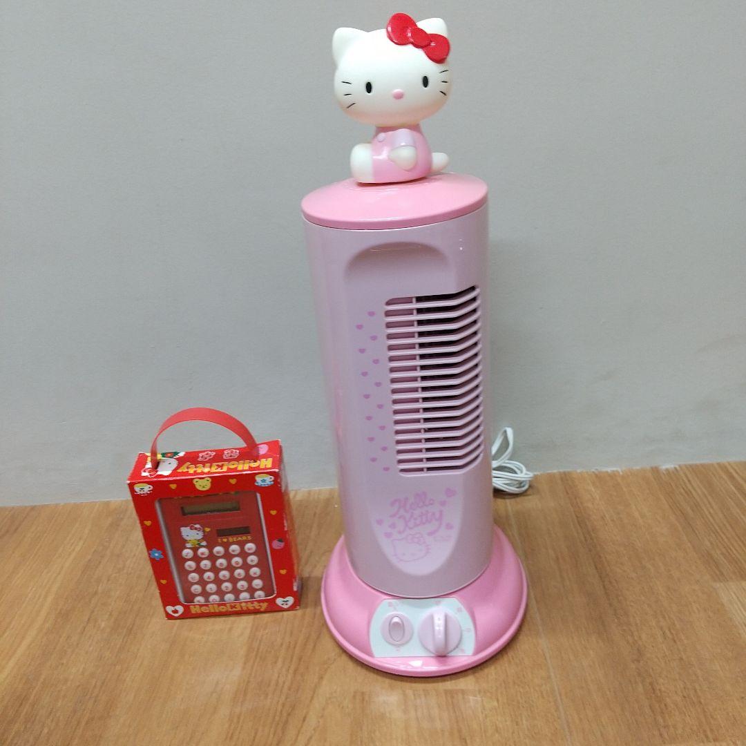 MD5[美品] ハローキティ タワー扇風機 HIM-360KTS オマケ付 - メルカリ