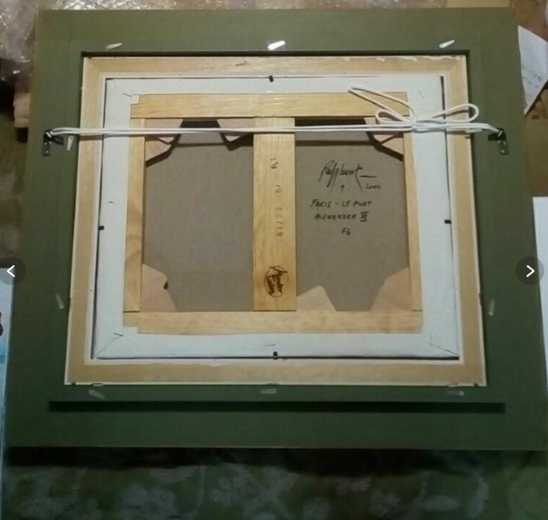 ラフルスキー パリのアレクサンドル3世橋6F油彩真作ebayで120万円