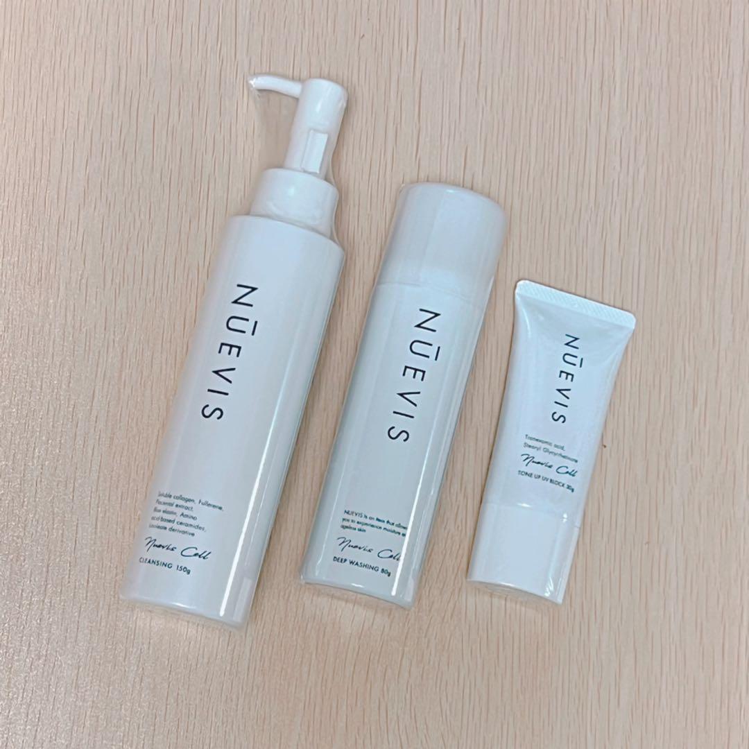 新品ヌービスセル　ディープウォッシング、クレンジング、トーンアップUV 各1本 定期便]クレンジングウォッシングセット 約20%OFF – リッツ
