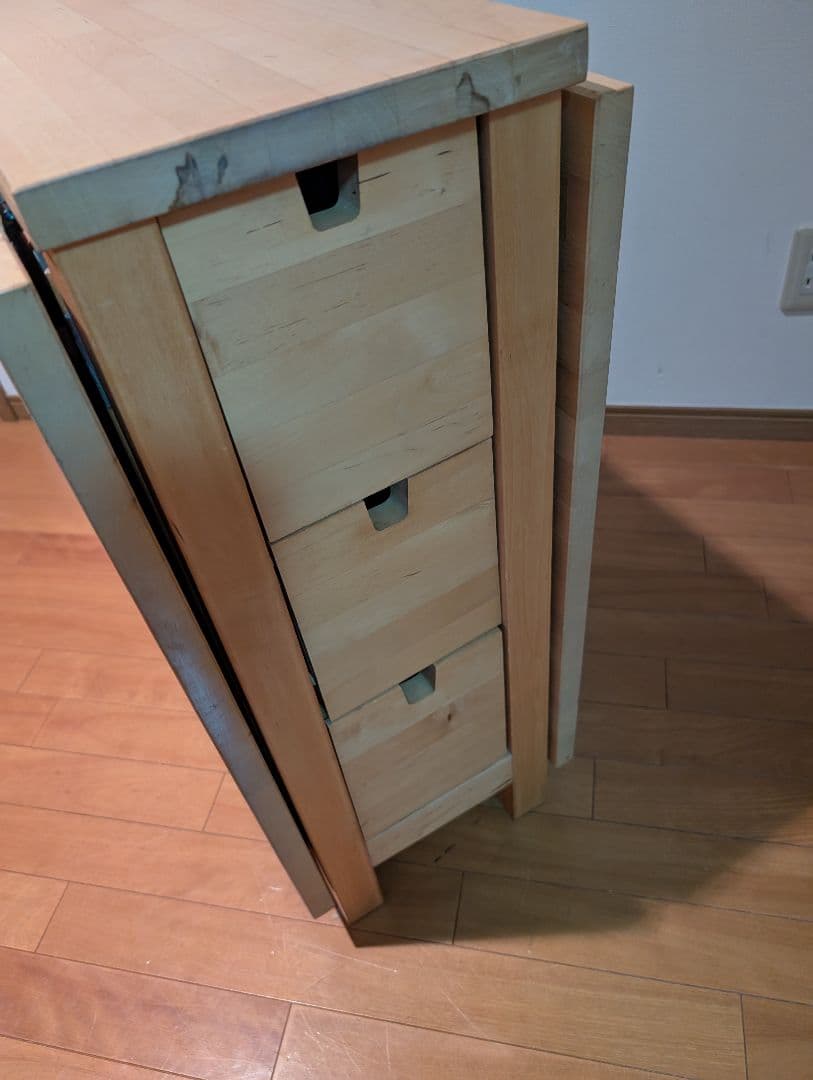 《送料込》IKEA ノールデン 折りたためデスク ダイニング 作業台コンパクト机