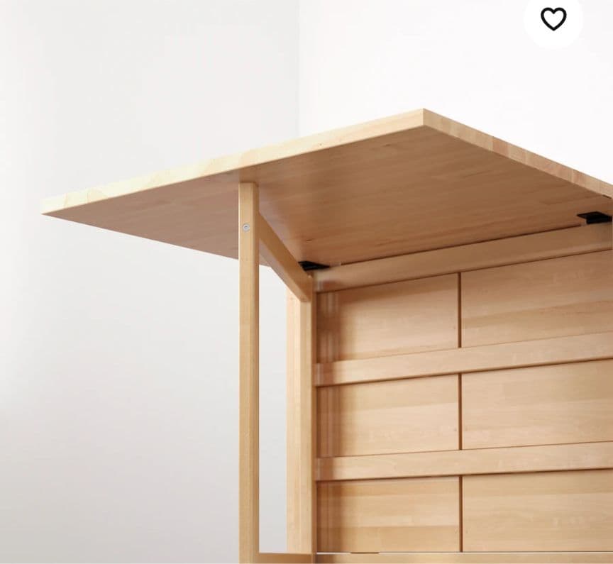 《送料込》IKEA ノールデン 折りたためデスク ダイニング 作業台コンパクト机