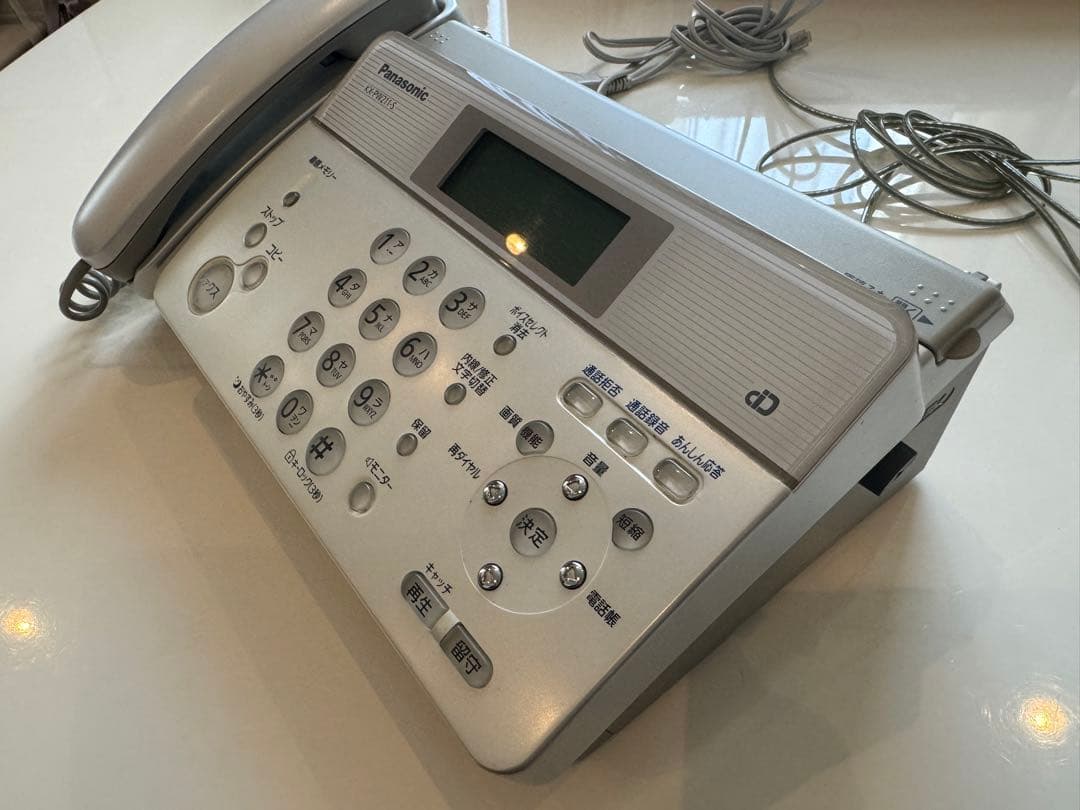 希少/美品)Panasonic KX-PW211-S 電話機 感熱紙FAX 親機 - メルカリ