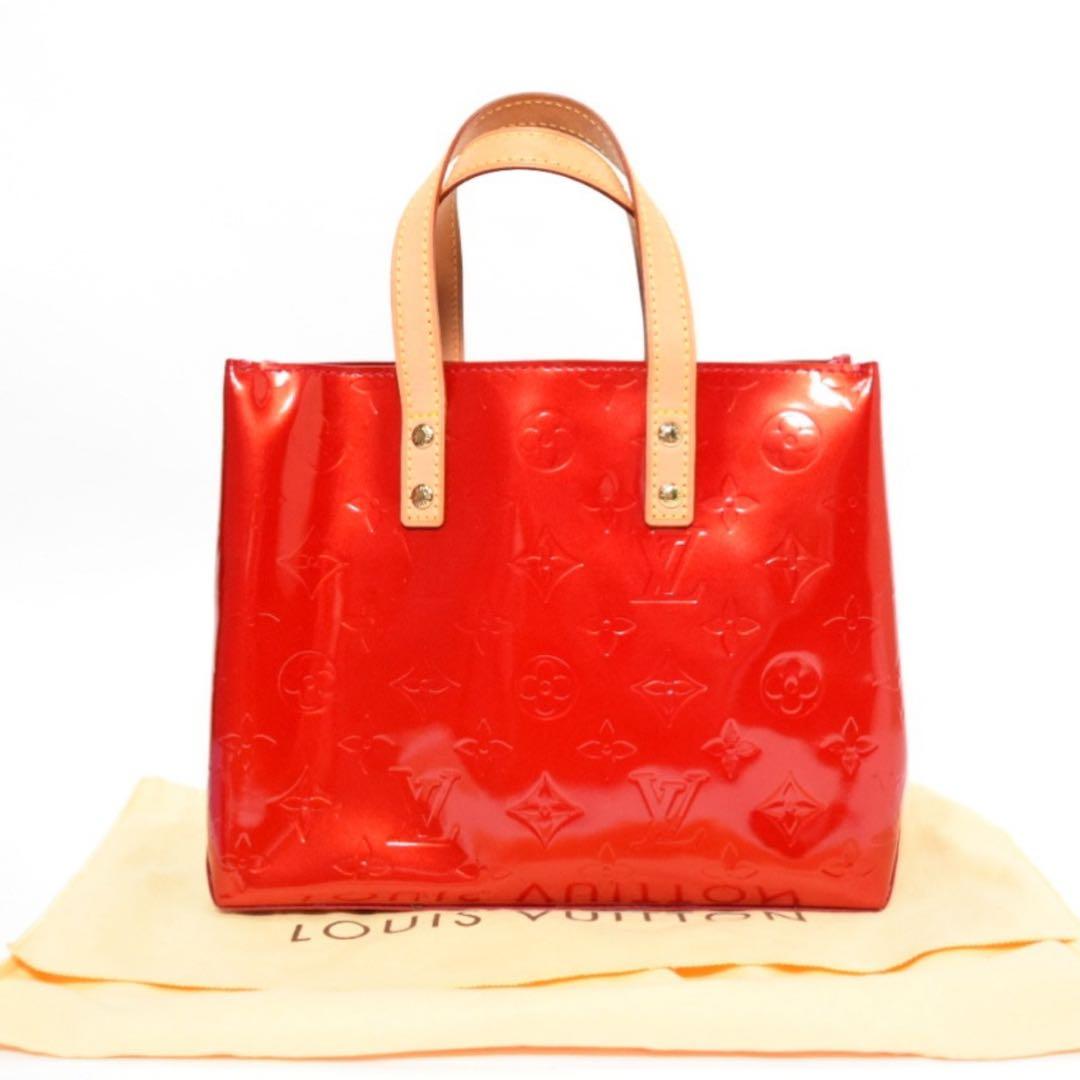 専用　ルイヴィトン　リードPM　ハンドバッグ　エナメル　ルージュM91088 中古】 ルイ・ヴィトン LOUIS VUITTON ハンドバッグ トートバッグ