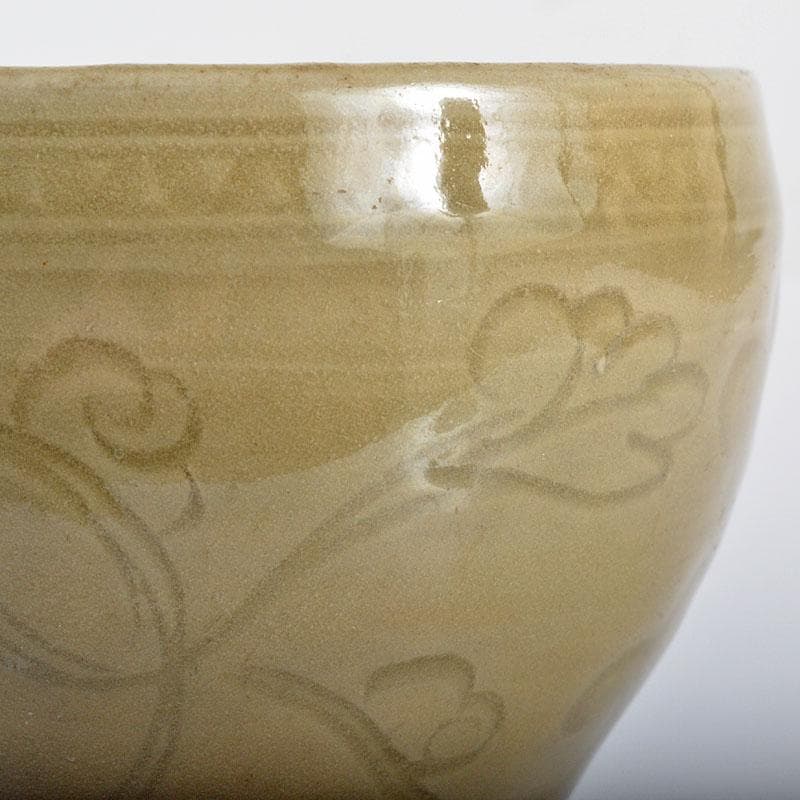 中国 龍泉窯 青磁 印刻花文 茶碗 V R4254 - メルカリ