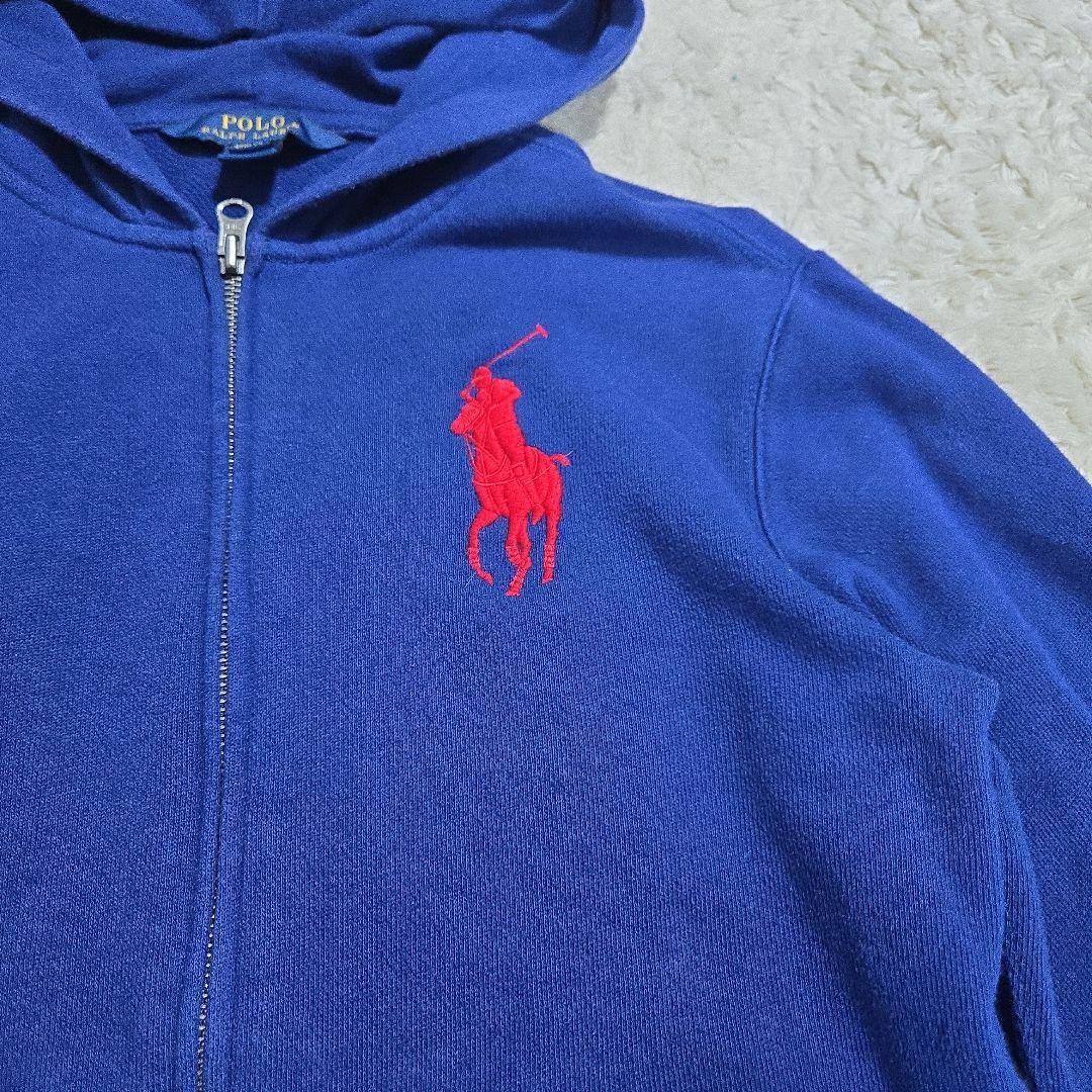 y2k 平成ギャル ポロ ラルフローレン ジップアップ パーカー ビッグ