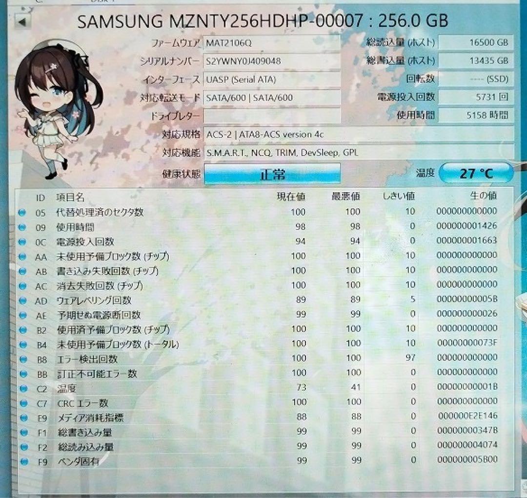 10枚セット 256GB M.2 SATA B&M key 2280 送料無料