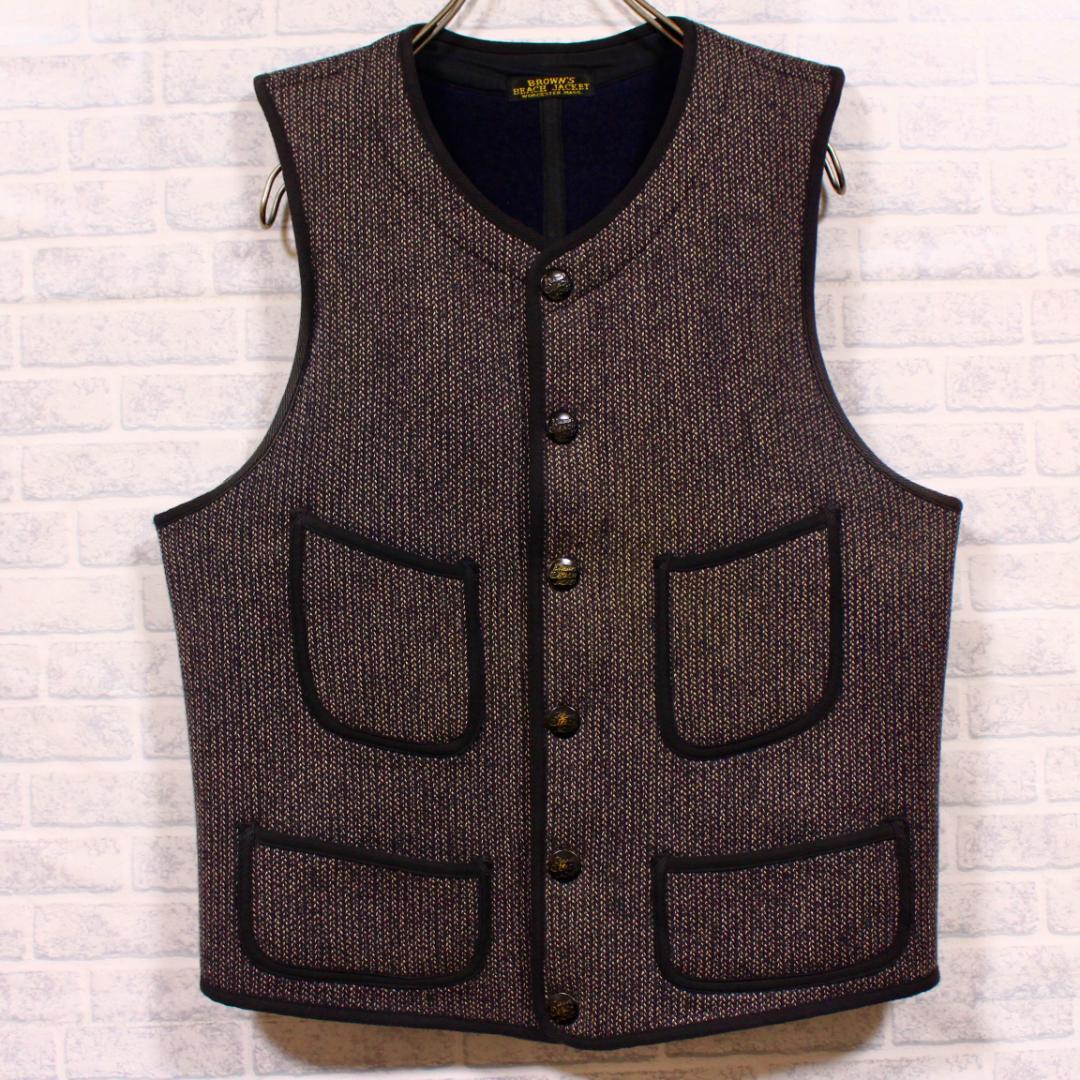 BROWN'S BEACH ベスト ロストヒルズ製 ブラウンズビーチ ジャケット