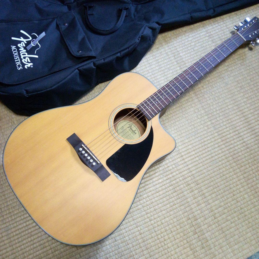 フェンダー エレアコーステックギター CD 100CE Fender Classic Design Series CD-100ce Dreadnought Cutaway Acoustic