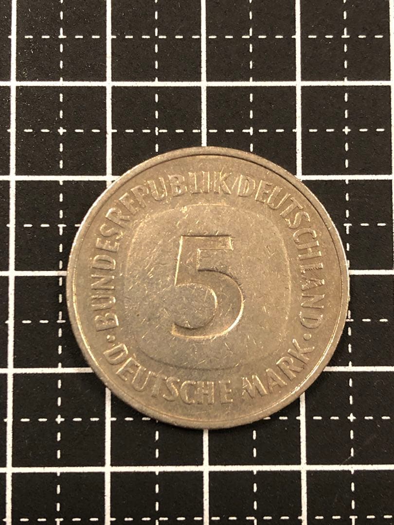 N2215 【ドイツ】1975年5マルク(D)ミント 硬貨 - メルカリ