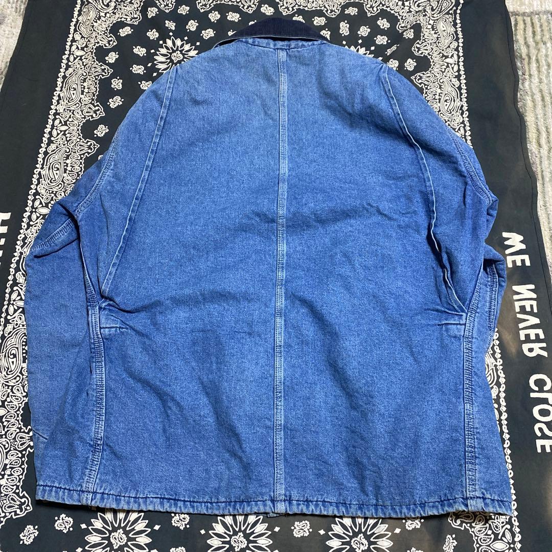 カーハート 激レア デニム生地 星タグ made in USA チョアコート