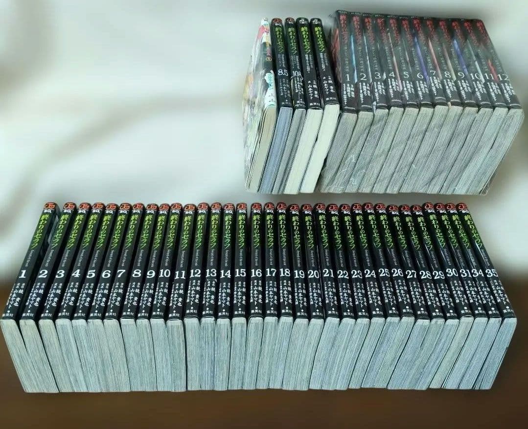 終わりのセラフ50冊【最新35巻まで+グレン+小説他】 抜けあり ほぼ初版セット