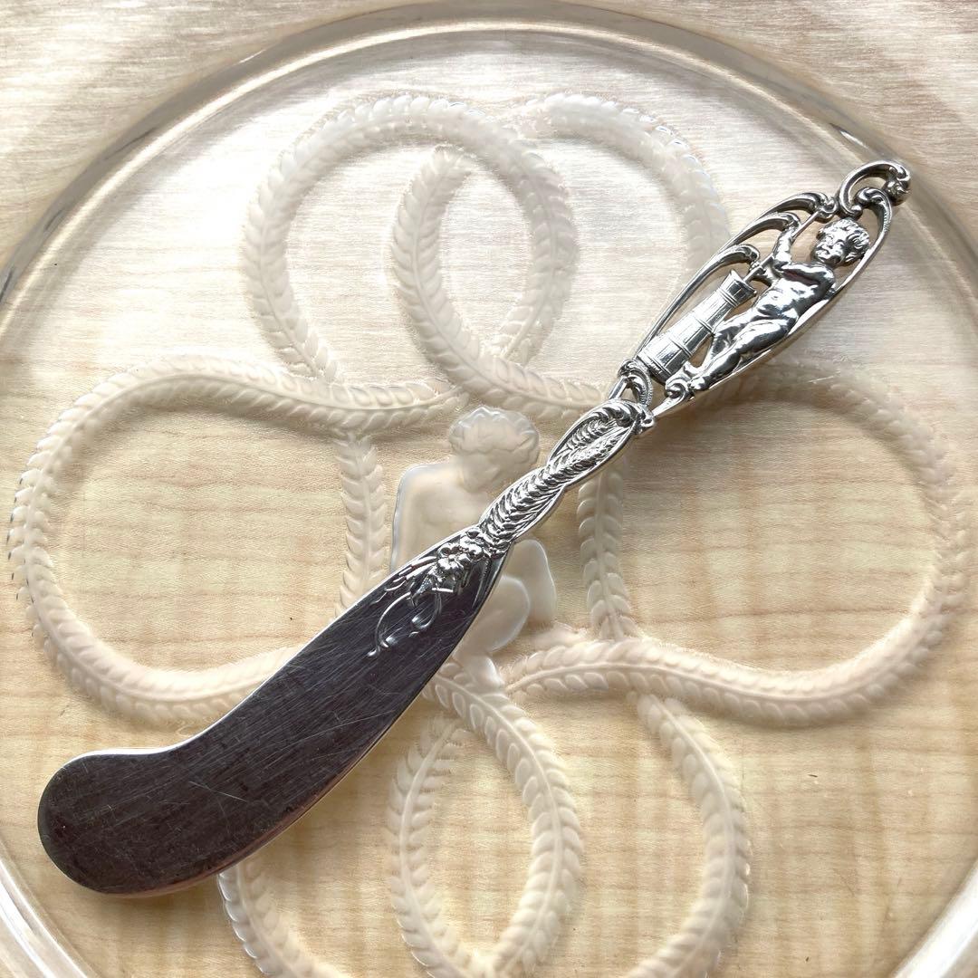 純銀　天使　バターナイフ　スプレッダー heliosholding_tsk-urban-bkn-mirror