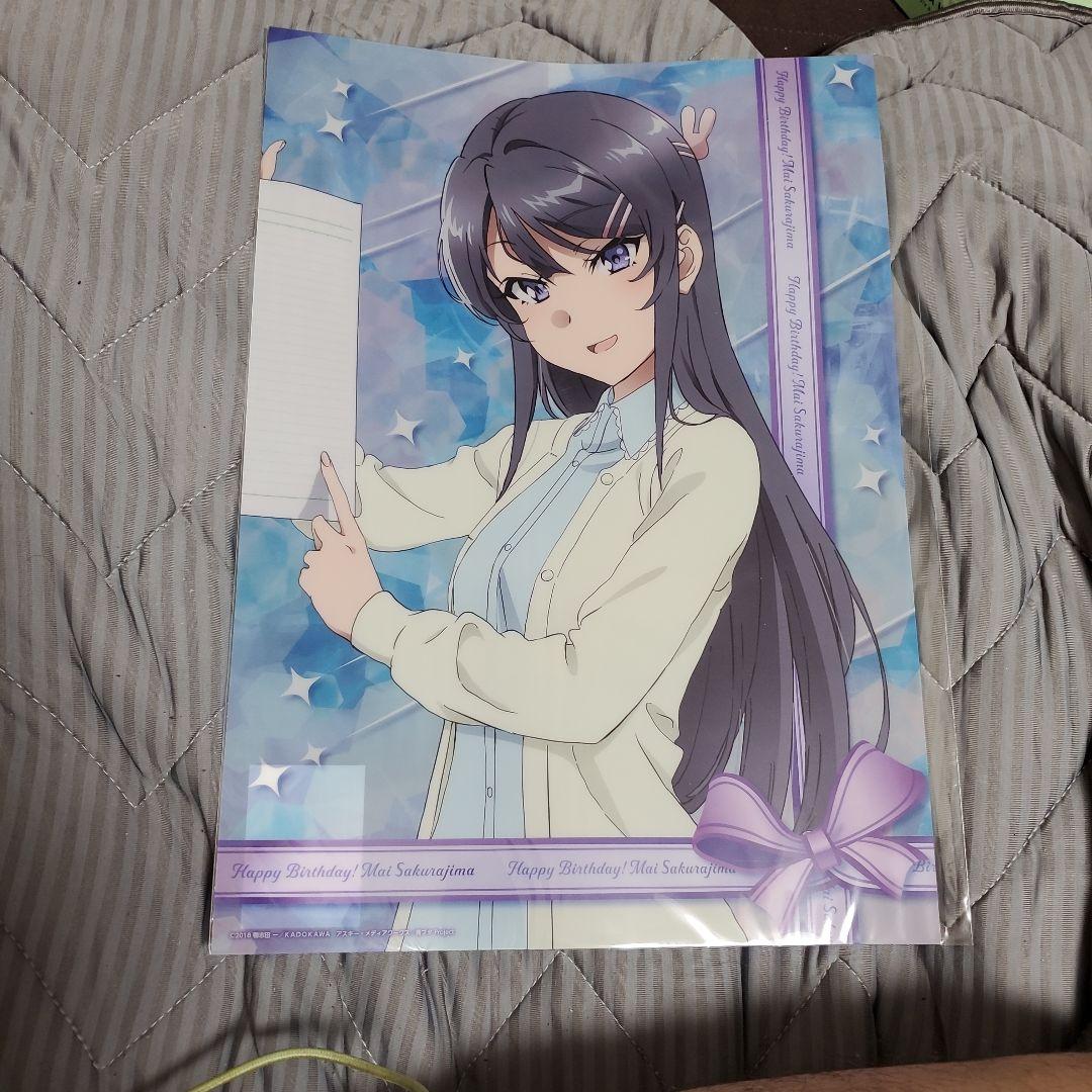 青春ブタ野郎はバニーガール先輩の夢を見ない A3クリアポスター - メルカリ