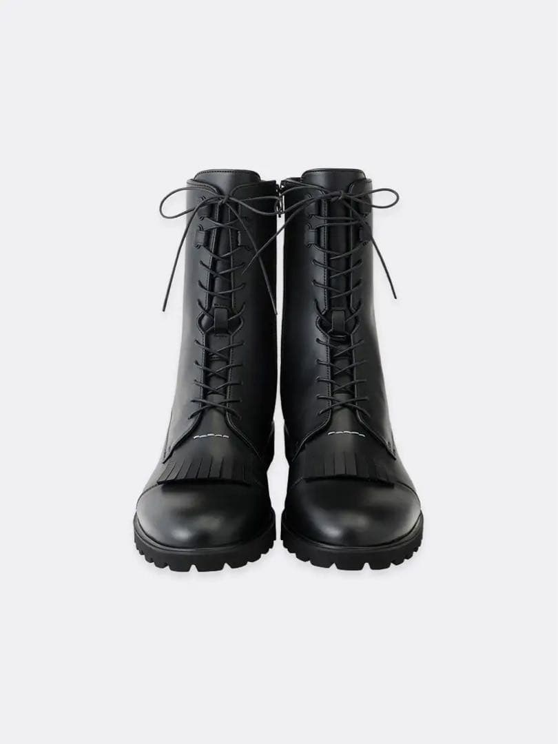 28cm ソフトハイフン SAKIAS 5-LES レザーブーツ ブラック - メルカリ