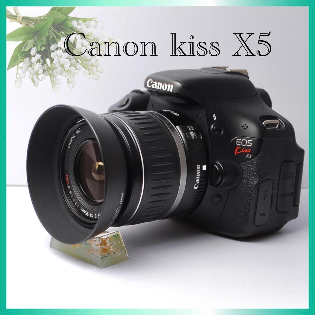 自撮りもできる☘️ Canon kiss X5 初心者 おすすめ 動画可