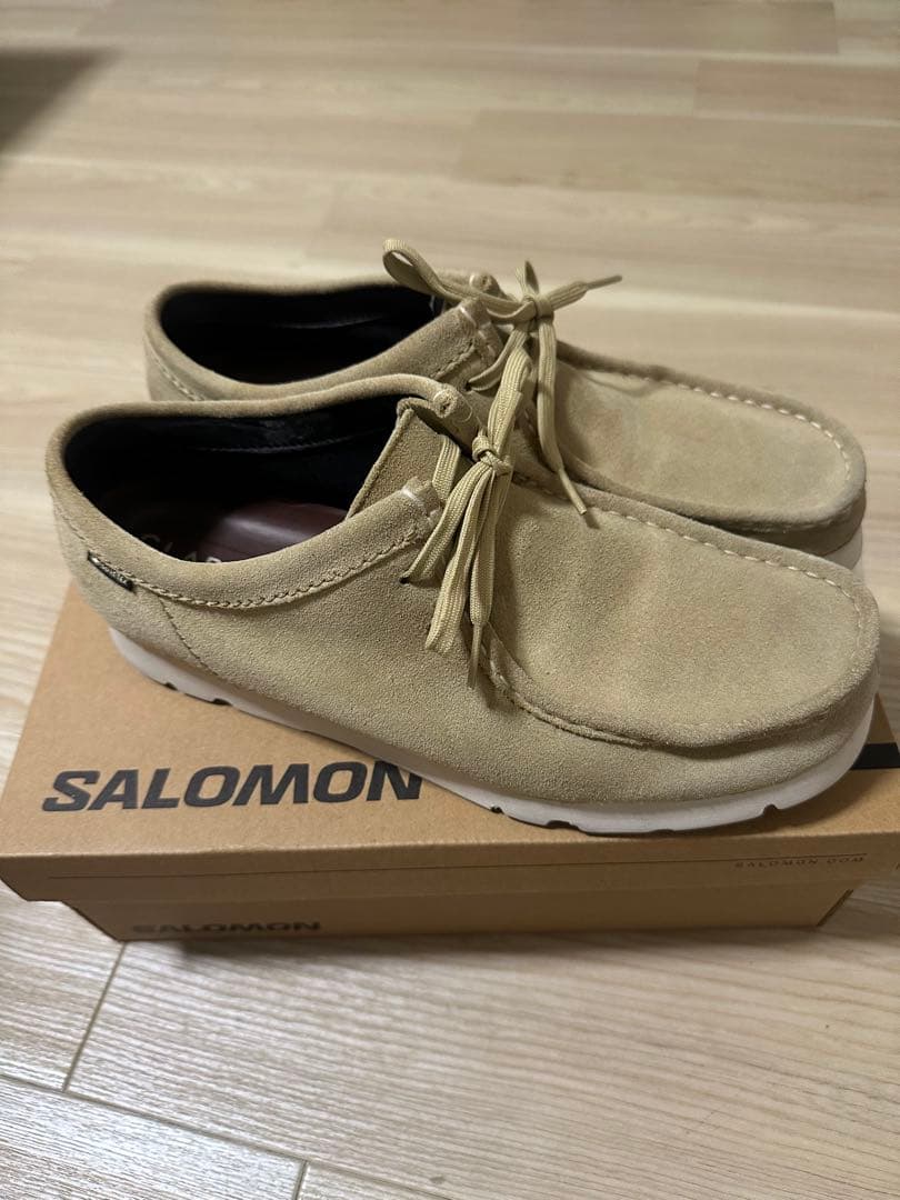 Clarks ワラビー スエード モカシン ベージュ Clarks（クラークス） デッキシューズ モカシン ワラビー / ミドル