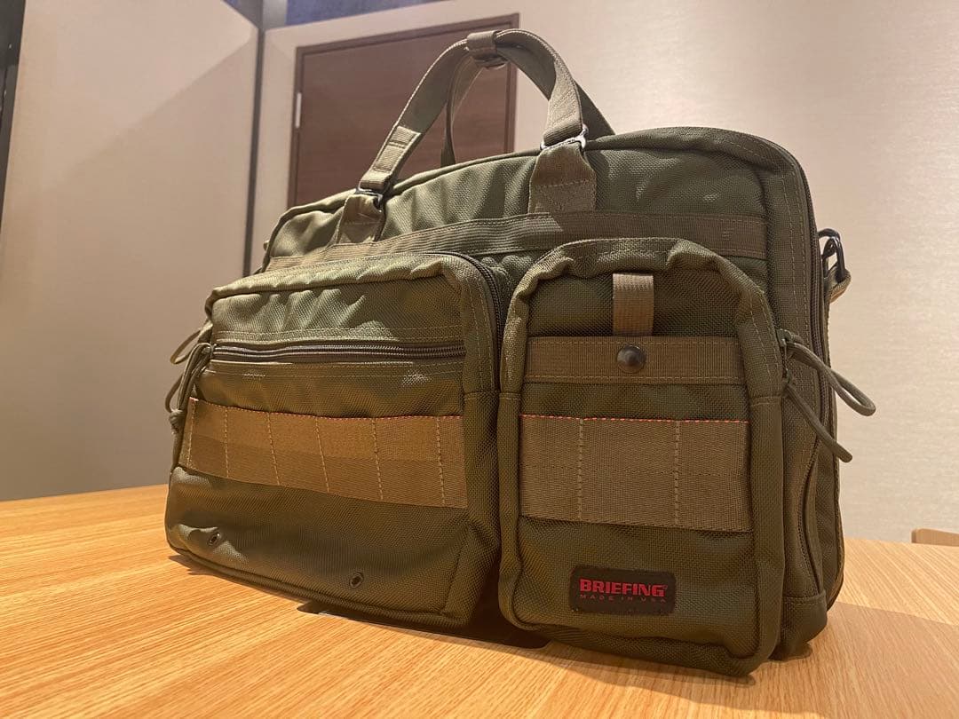 ブリーフィング 2way レンジャーグリーン BRIEFING - 【美品希少】BRIEFING A4LINER 2way レンジャーグリーンの