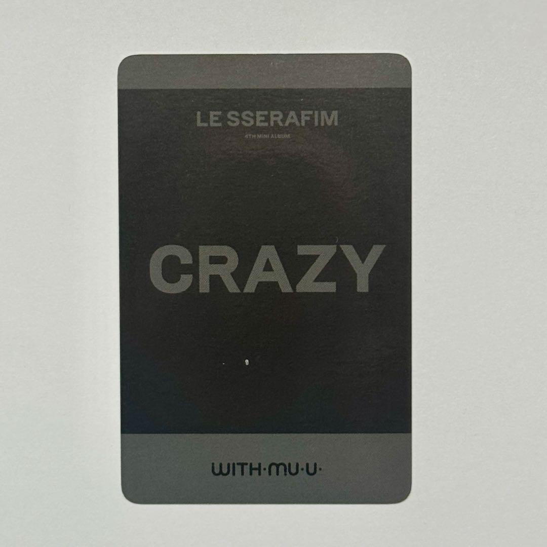 ルセラフィム チェウォン CRAZY withmuu ラキドロ チェキ風トレカ