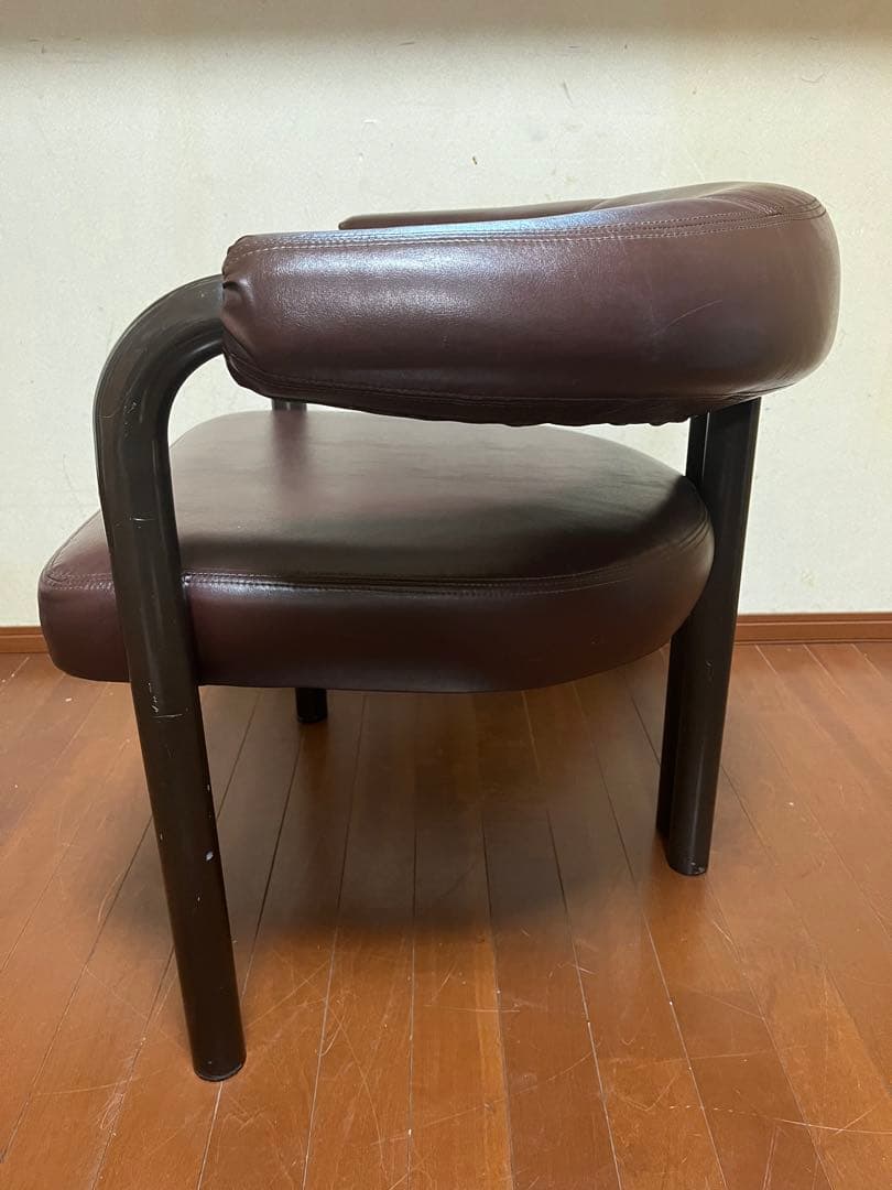 すし様専用 MOBILIA】 モビリア 革シングルソファ 日本創業②