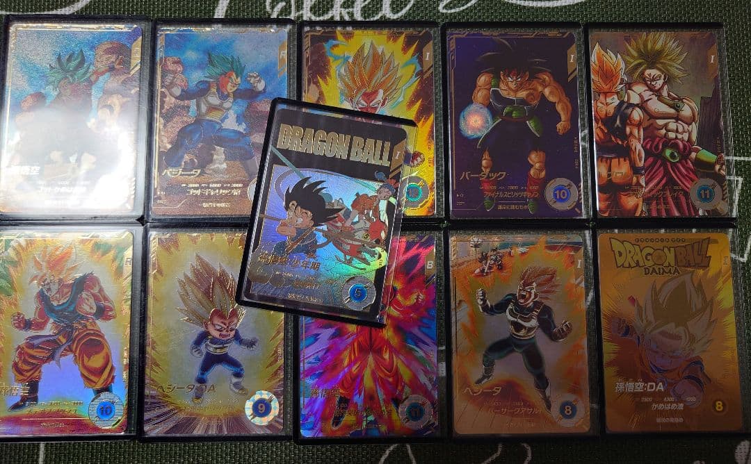 ドラゴンスーパーダイバーズ　パラレル　11枚セット ドラゴンボールスーパーダイバーズ アドバンスパック DRAGON BALL 40th