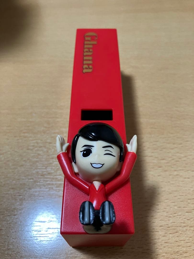 サイン入りGhana 羽生選手のはい！ひとくちマシーン 赤 羽生結弦ひとくちマシーン サイン入りGhana 羽生選手のはい！ひとくち