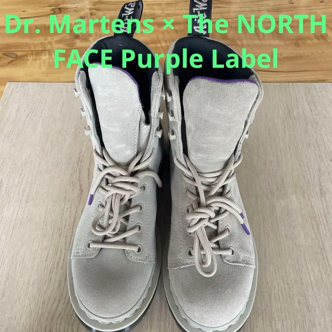 ドクターマーチン　ノースフェイスパープルレーベルブーツ　24センチ ザ・ノースフェイス パープルレーベル×ドクターマーチンの防水ブーツが