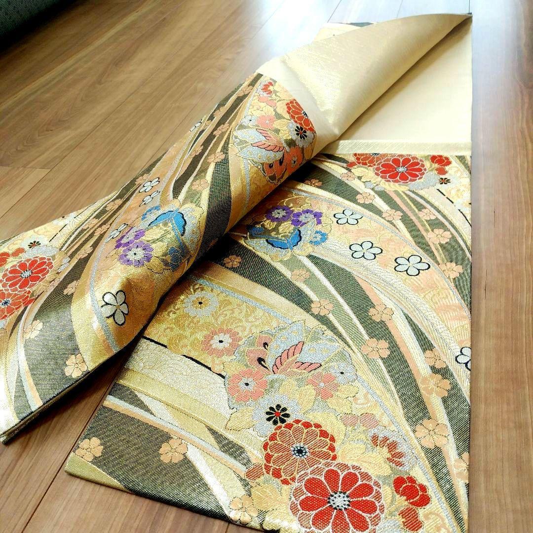 品の良さ抜群&極美品【袋帯 佐賀錦 和装小物 正絹 帯 結婚式 訪問着