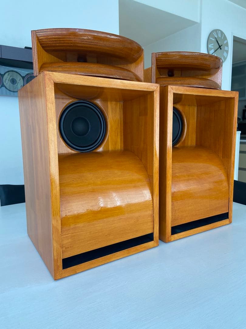 自作 削り出しウッドホーン搭載フロントロードホーンスピーカー - メルカリ