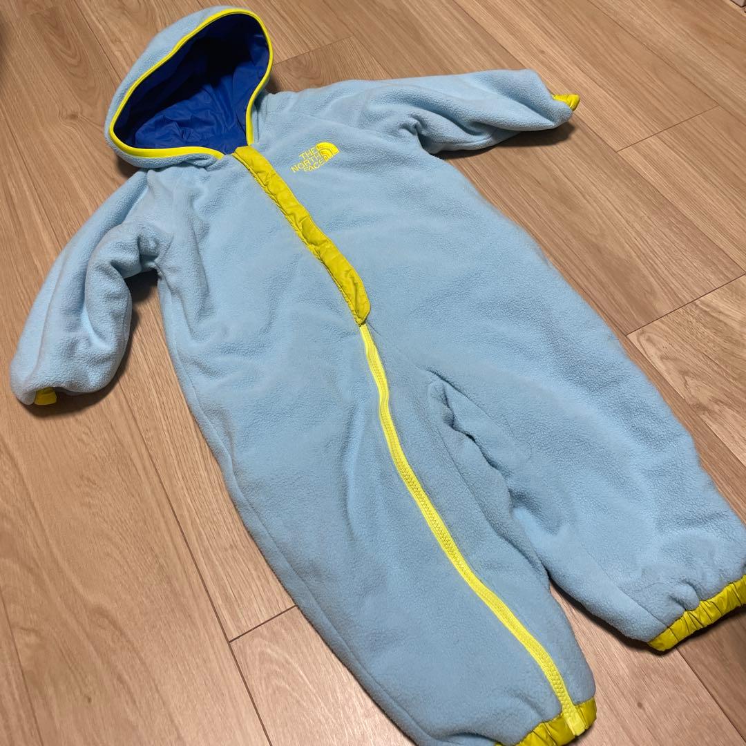 美品】THE NORTH FACE ジャンプスーツ リバーシブル ロンパース - メルカリ