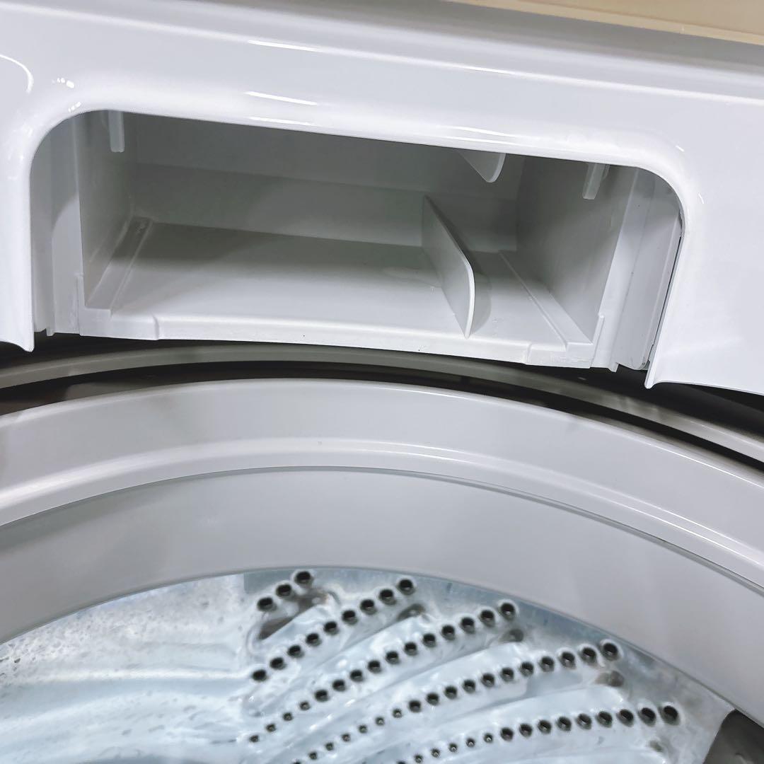 送料込み★7.5kg 2022年製ハイセンス インバーター搭載 幅53㎝簡易乾燥