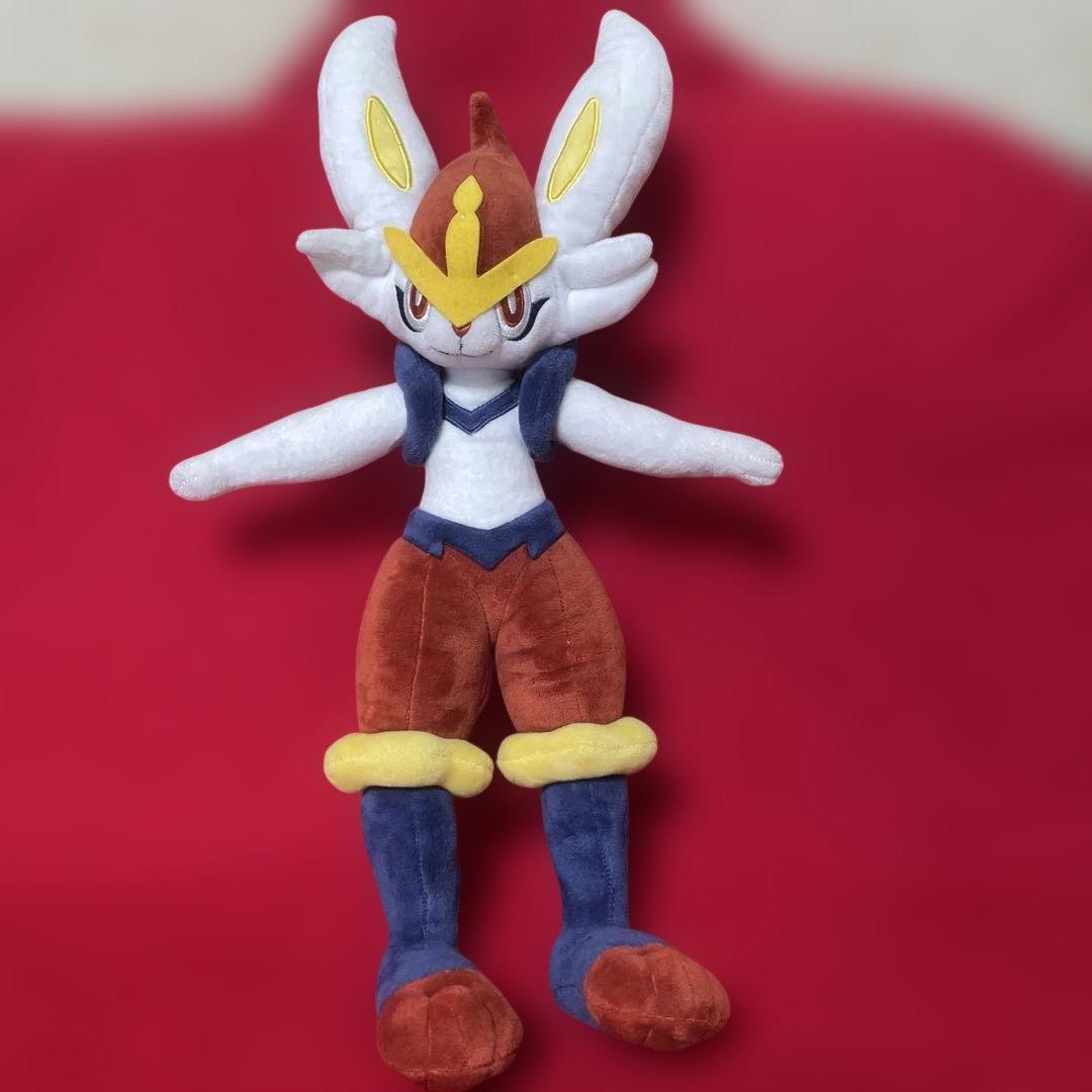 ポケモンセンター エースバーン ぬいぐるみ - メルカリ