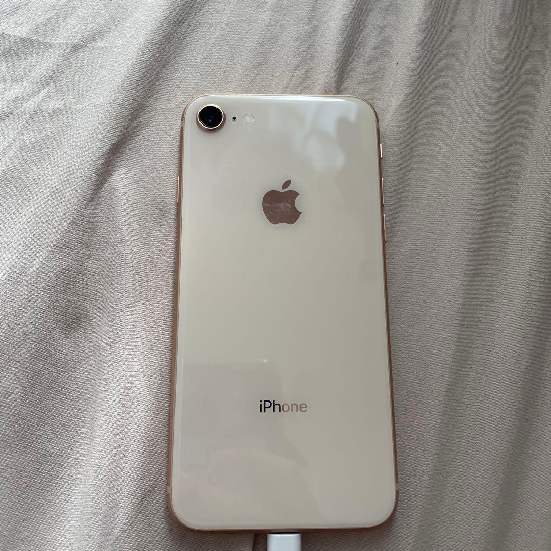 iPhone 8 ゴールド 64 GB docomo 箱付き ムスビー｜iPhon8 64GB ゴールド docomo SIMロック解除済【iPhone8 NTT