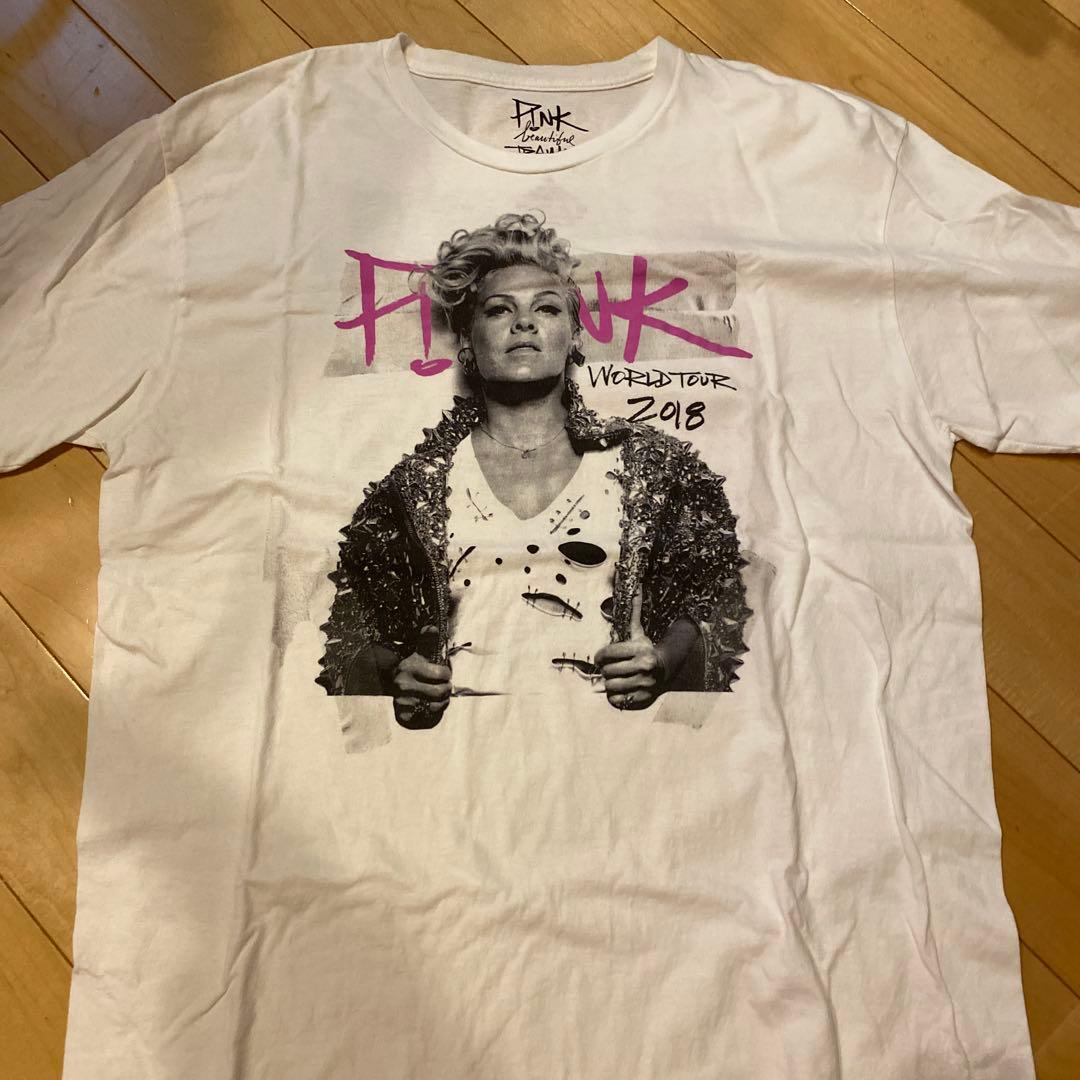 P!nk Beautiful Trauma 2018 ツアーTシャツ XL 白 P!nk Beautiful Trauma 2018 ツアーTシャツ XL 白 P!nk Beautiful