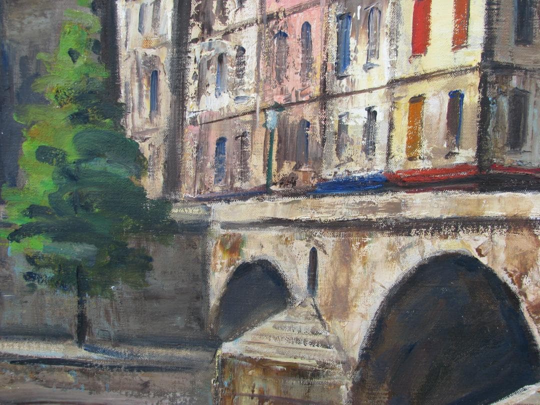 新文展,川口雄男「パリーの朝」10号油彩,東京美術学校卒,姫路市立