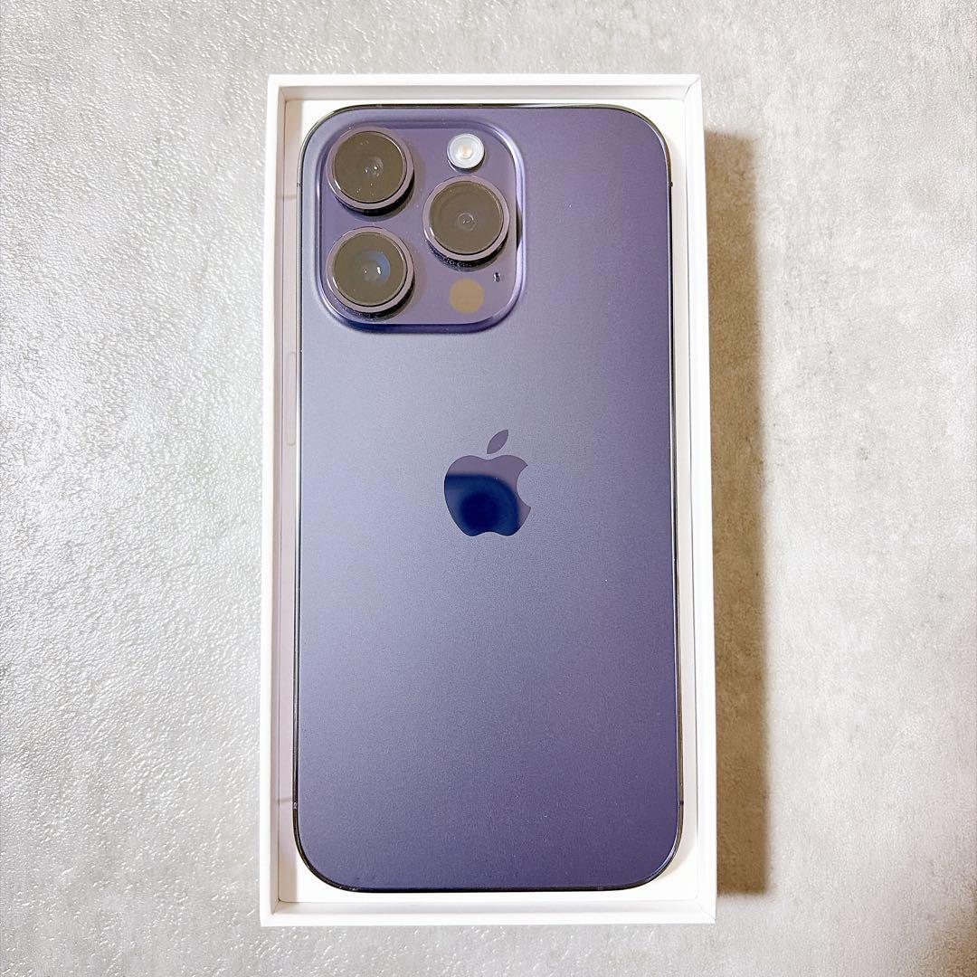 Apple iPhone 14 Pro 256GBディープパープル 本体 - メルカリ