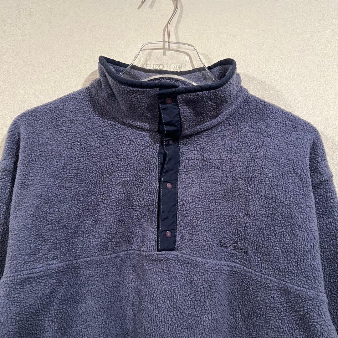 70s 80s LLBean 筆記体ロゴ ハーフスナップフリース エルエルビーン