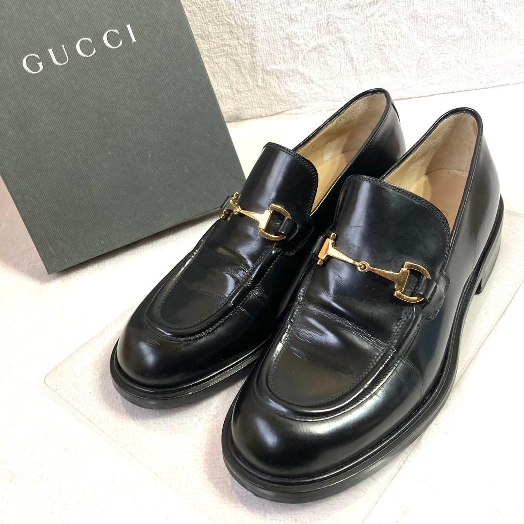 ✨極美品✨　グッチ　ローファー　ホースビット　25 靴を変えておしゃれをアップデート！この秋はグッチのホースビット