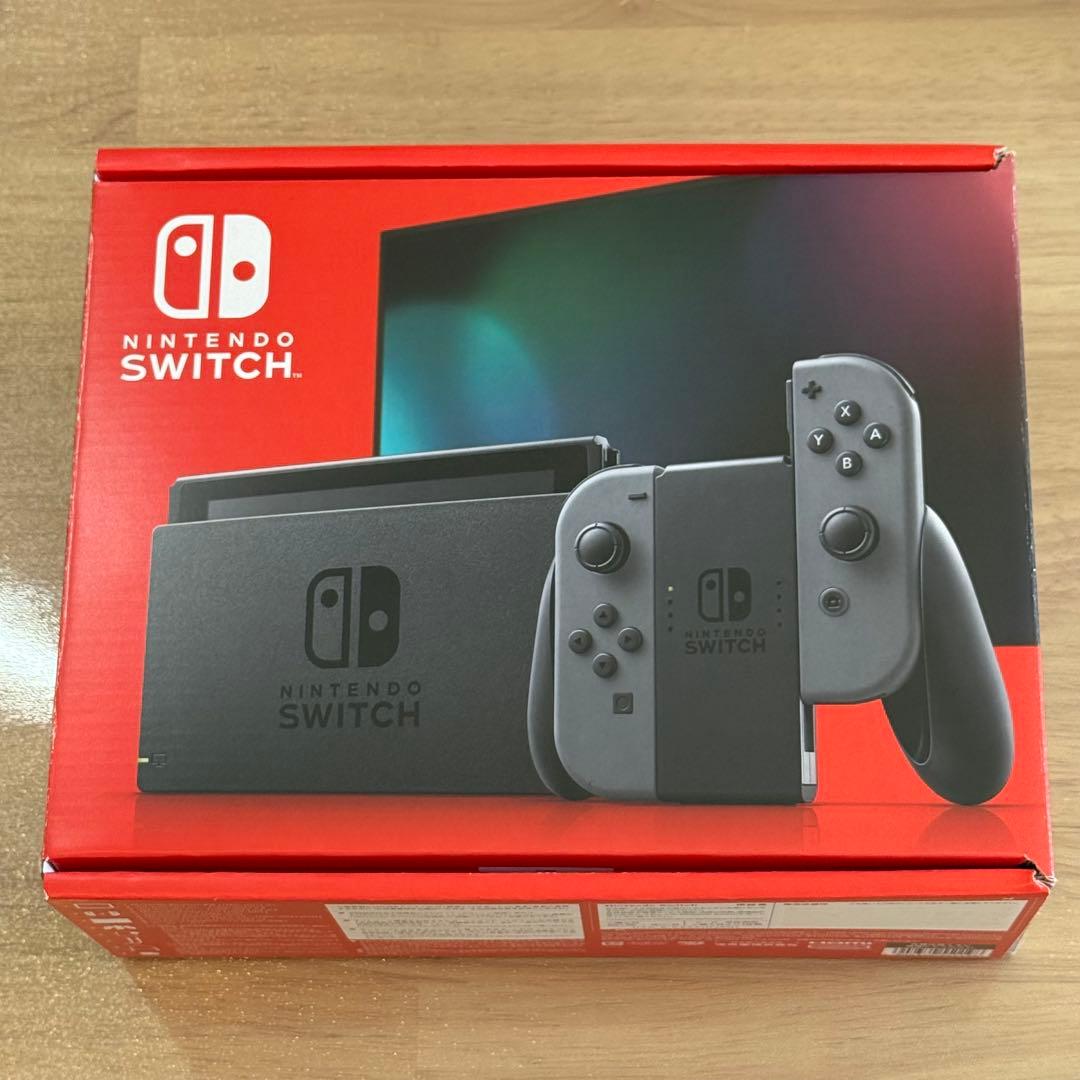 9-029 Switch 本体 新型 グレー 箱付き imperio_nintendoswitch