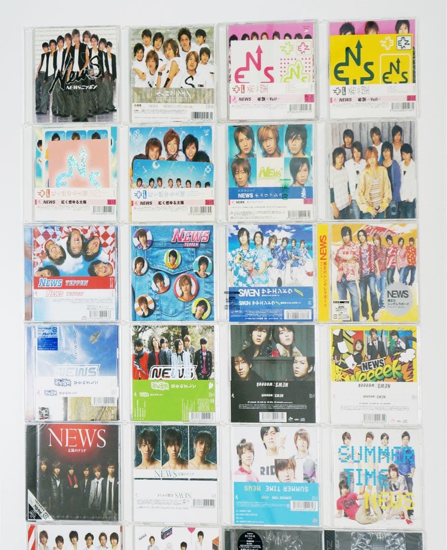 NEWS初期シングルアルバム初回盤通常盤全36枚(新品6枚)セット9人→6人